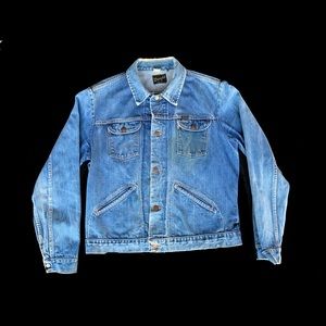 Vintage 1960s Wrangler Selvedge Jean Jacket Size M